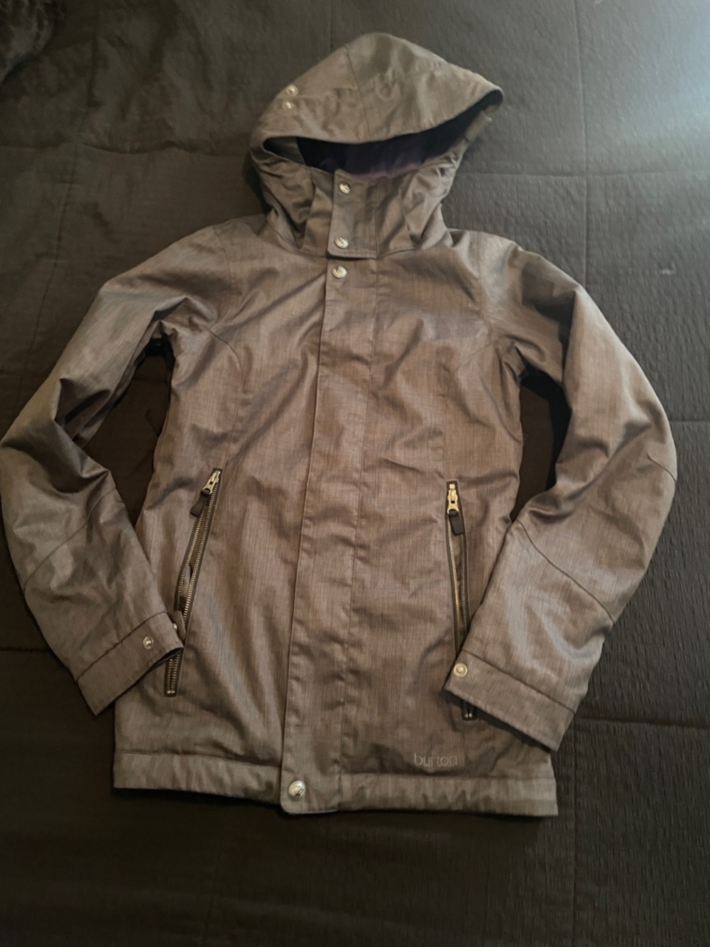 Burton snowboarding dark gray Jacket
